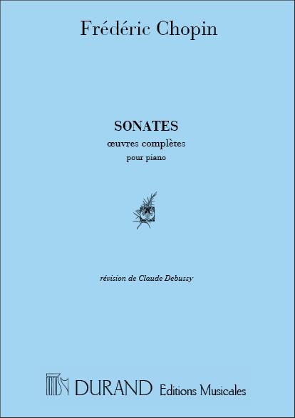 Sonates - œuvres complètes pour piano - révision de Claude Debussy - pro klavír